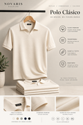 Polo Clásico NOVARIS™ | Elegancia Atemporal